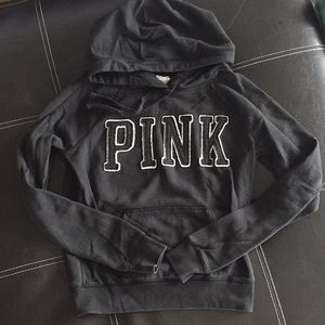 PINK black original embroidery pullover!